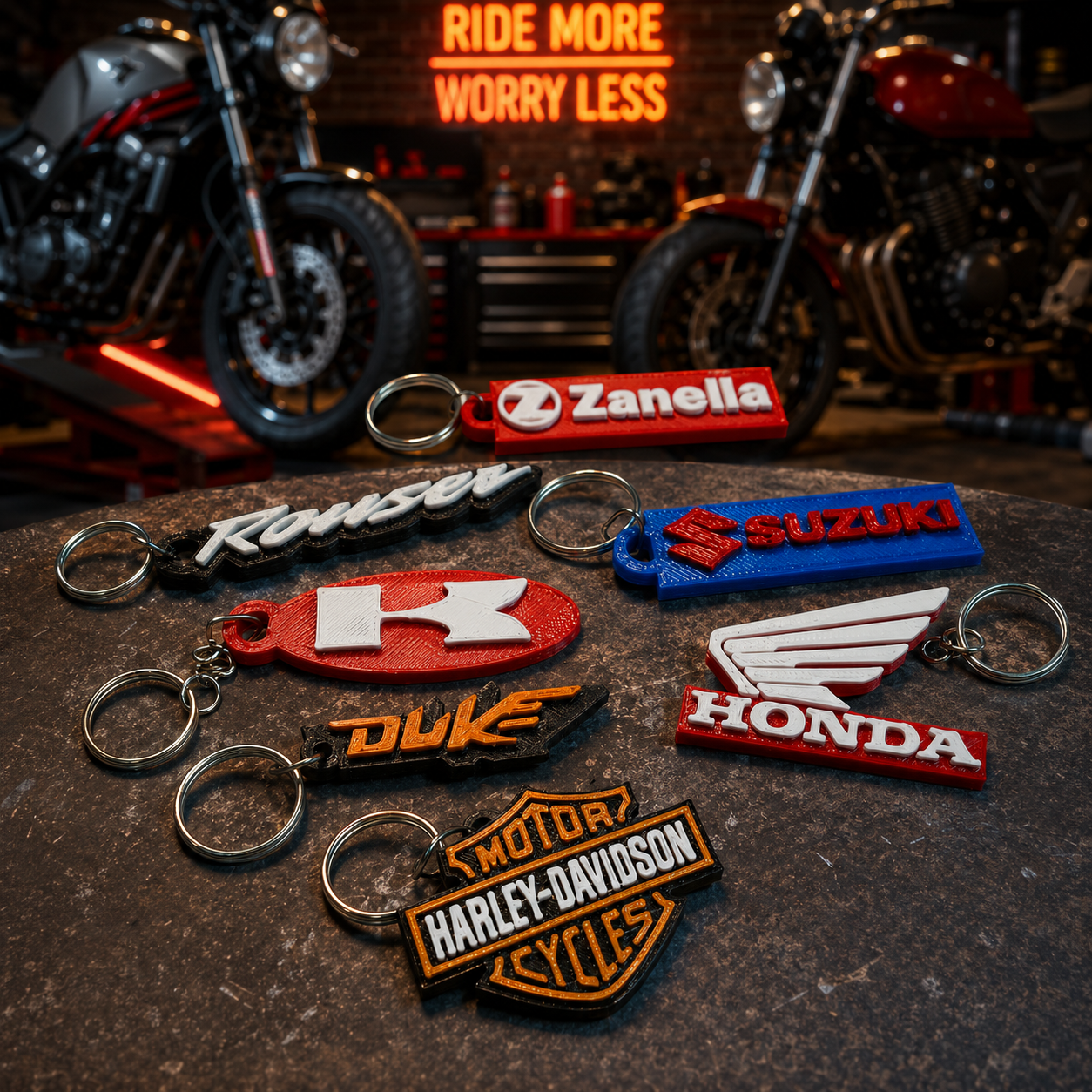 Llaveros Marcas Motos