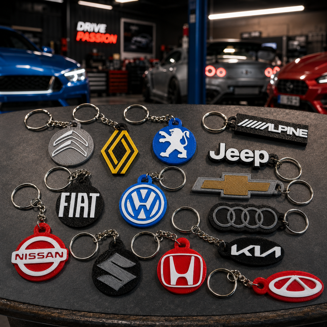 Llaveros Marcas Autos
